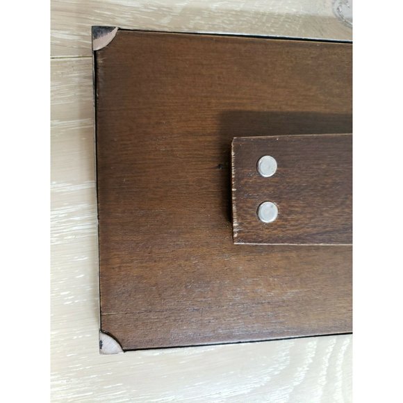 900 90% Purity Coin Silver Picture Frame 68 grams Vintage 4x5 Image Marked - Picture 5 of 12